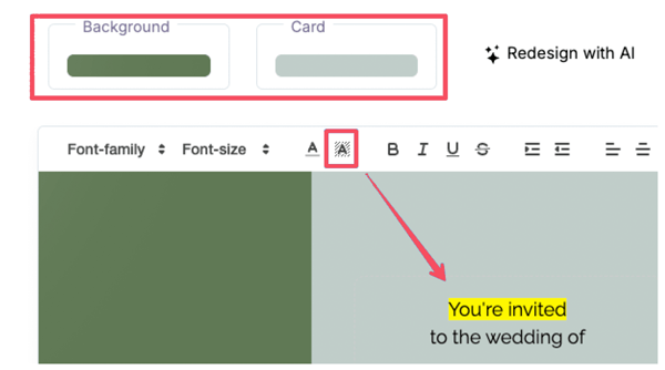 Hintergrundfarben in Eventinfo.pro einstellen