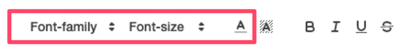 Texte formatieren in Eventinfo.pro
