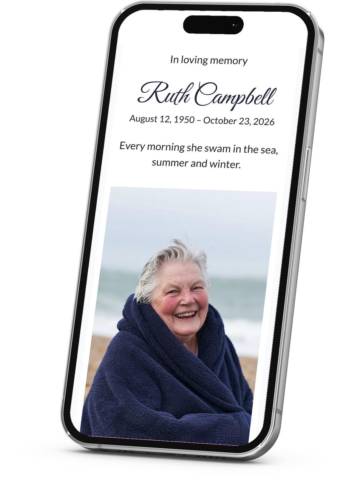 Funeral card