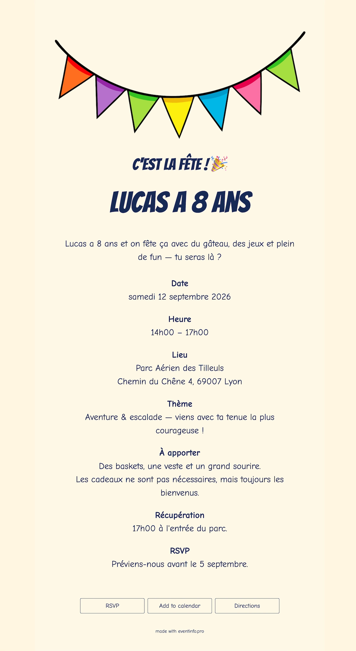 Cr&eacute;ez une invitation de f&ecirc;te color&eacute;e pour enfant