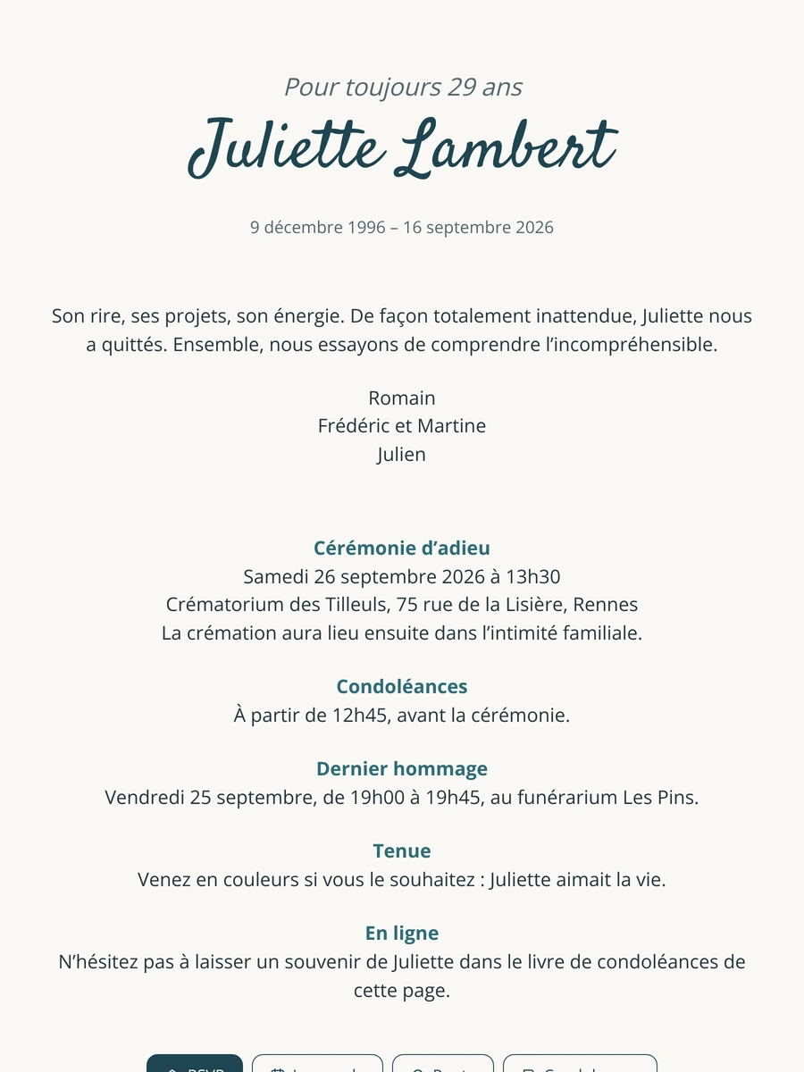 Faire-part gris-vert et bleu p&eacute;trole