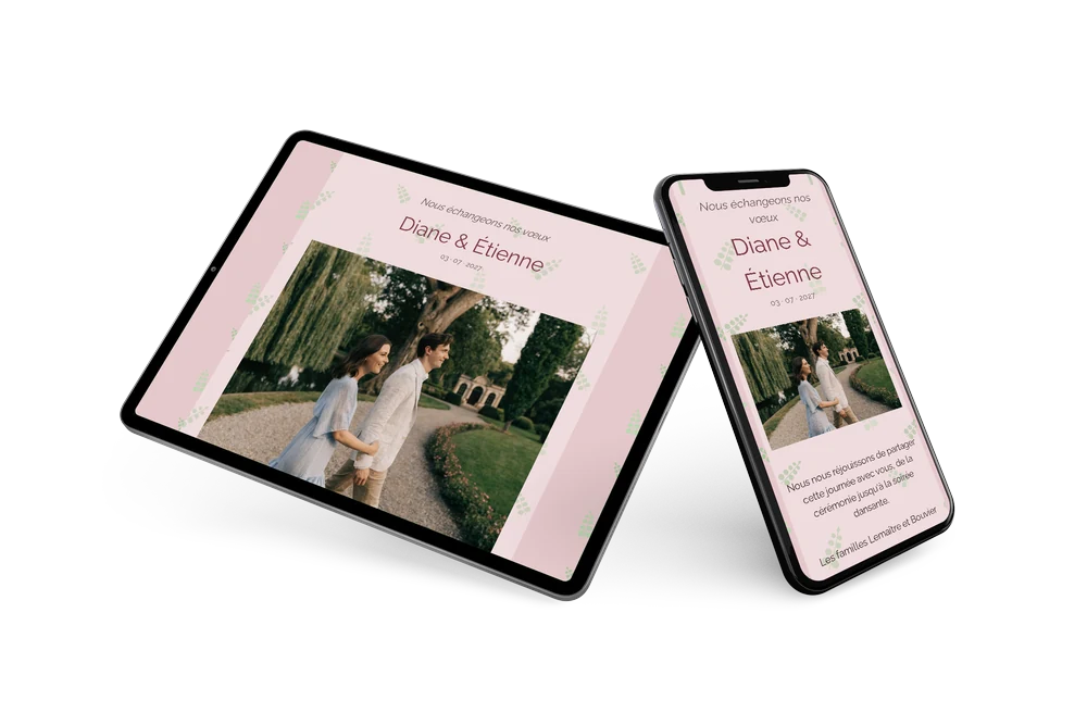 Envoyer un faire-part photo au kiosque &ndash; example 2