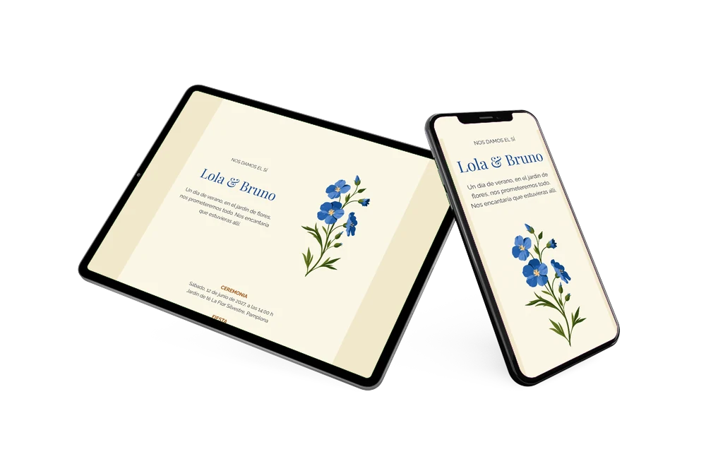 Crear una invitación de boda amarilla &ndash; ejemplo 2