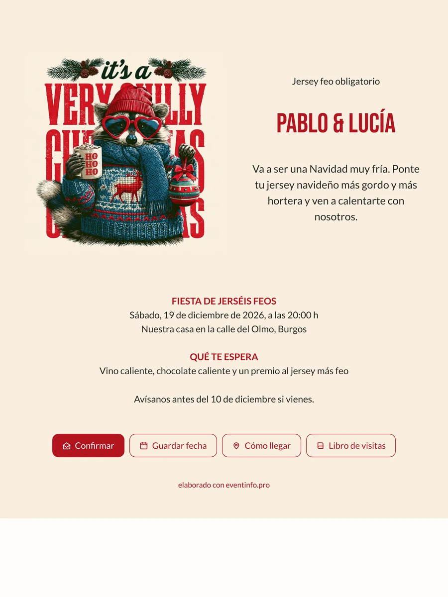 Crea tu fiesta de jerséis feos