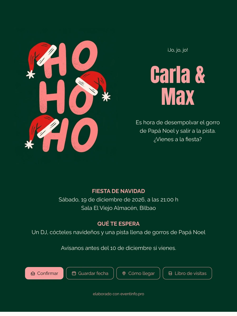 Crear invitación para una fiesta con DJ