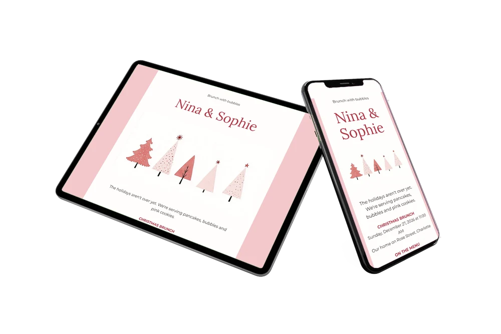 Five pastel trees for a bubbly brunch &ndash; example 2