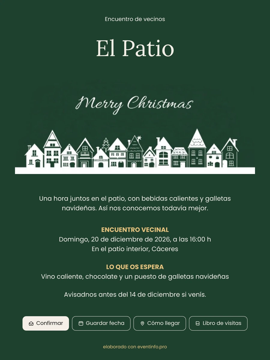 Hilera de tejados blancos para vecinos