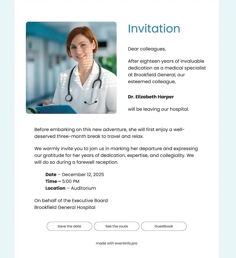 Light online business invite