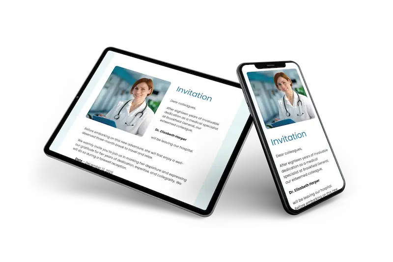 Light online business invite - Visual 2