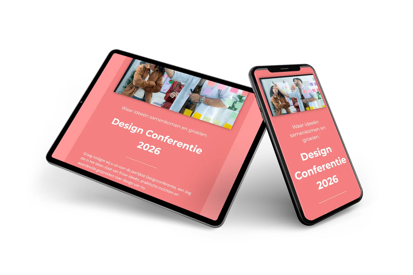 Colorful conference invitation - Visual 2